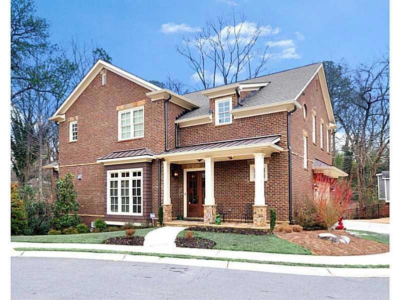 Exterior Front. This beautiful 3-sided brick, 5 be