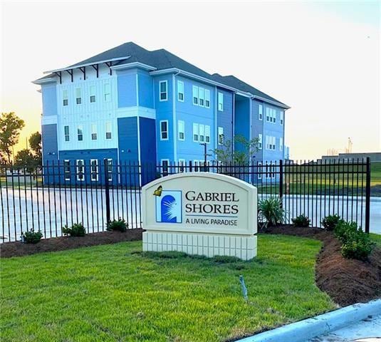 gated luxury apartment complex