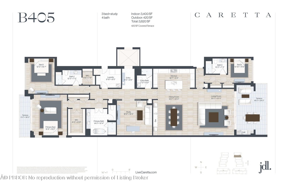 Caretta B405 Floor Plan
