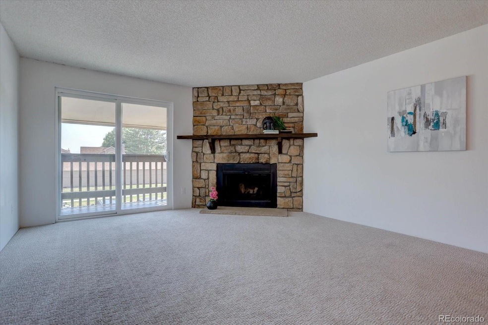 Upper floor unit with covered private balcony