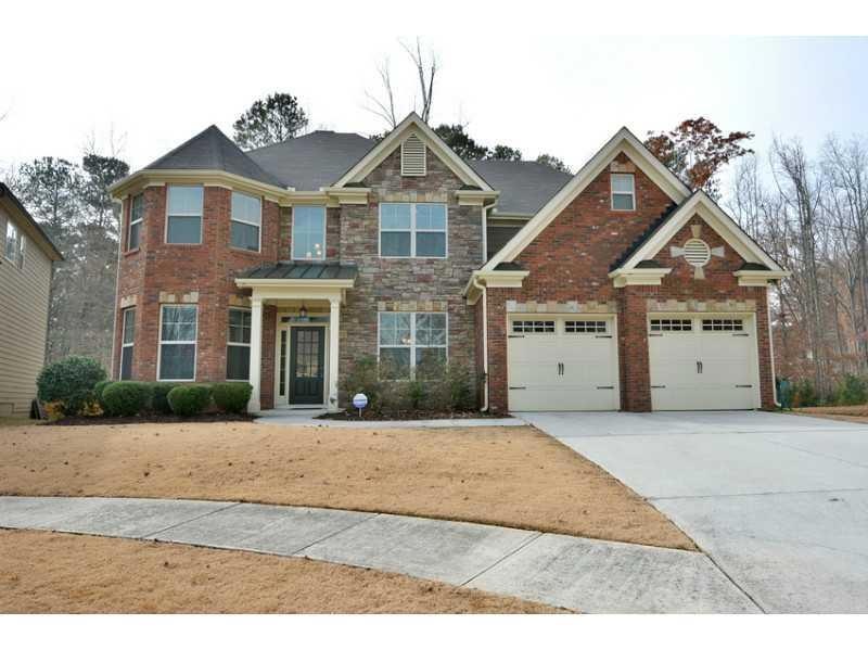 Exterior Front. Impressive brick and stone front!