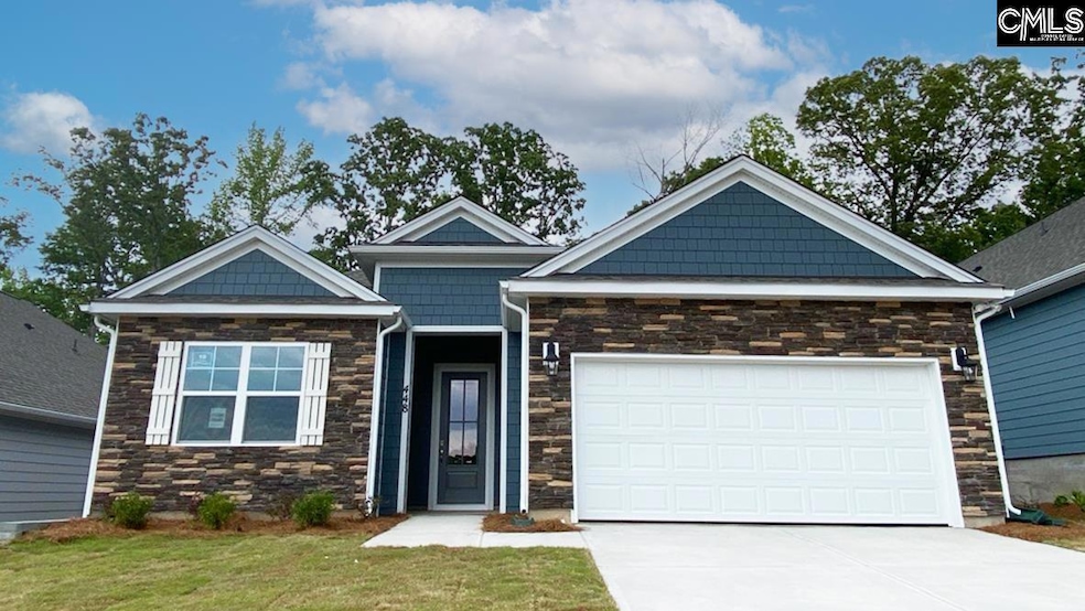Stone + Hardie Plank Exterior