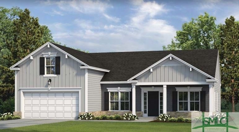 The picture is a rendering and not the actual home