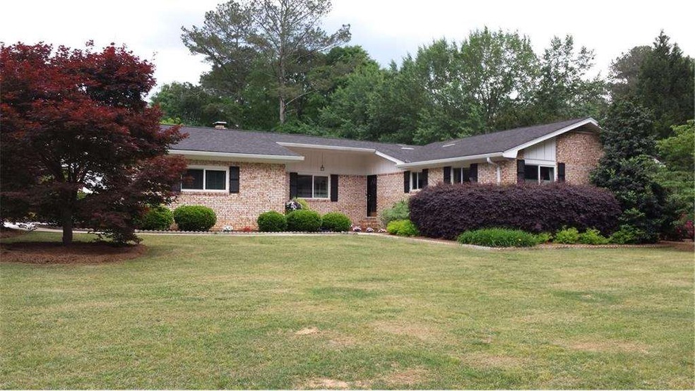 Front View on Corner Lot with side entry garage