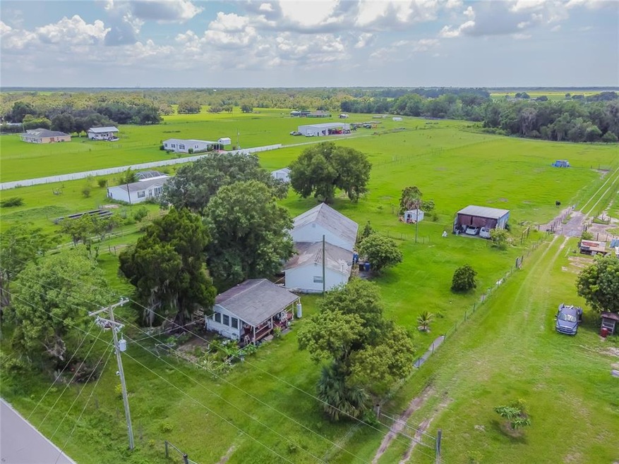 Aerial Shot of both properties