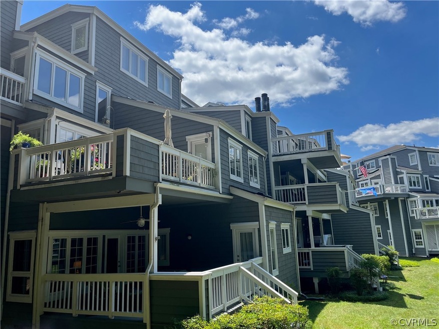 View of the home, an end unit with amazing water v
