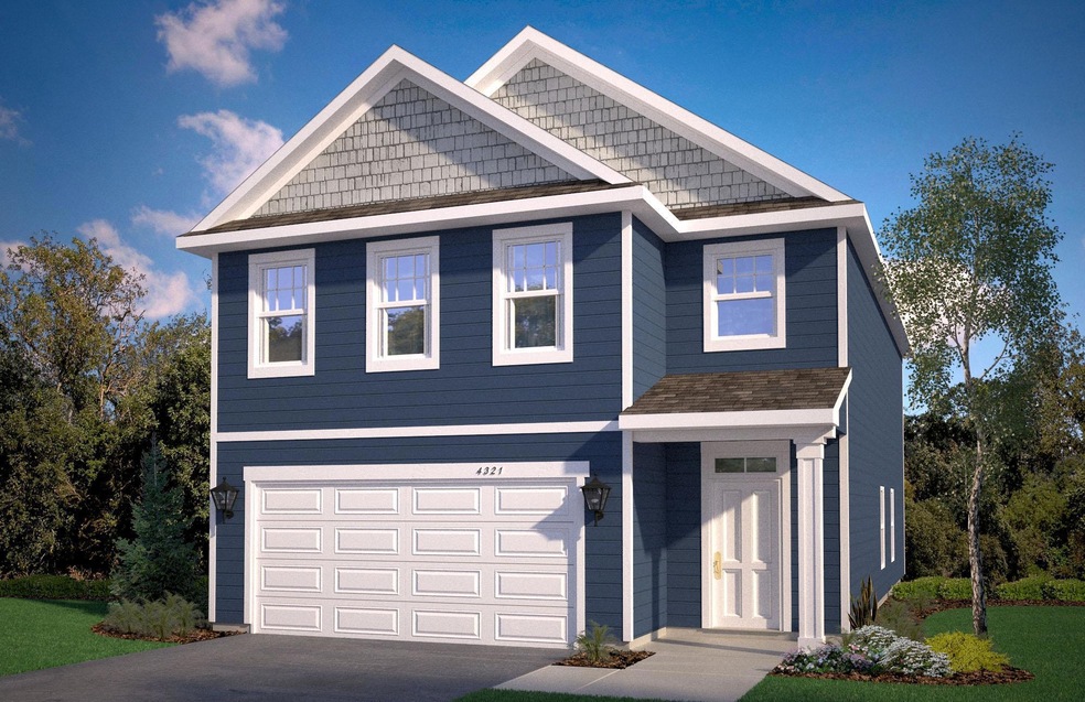 Allow me to introduce you to one of our NEW floor plans!  The Elm.  The photo is a market rendering.  Colors and finishes will vary on this American Classic elevation.  Inquire with sales agent regarding actual color.