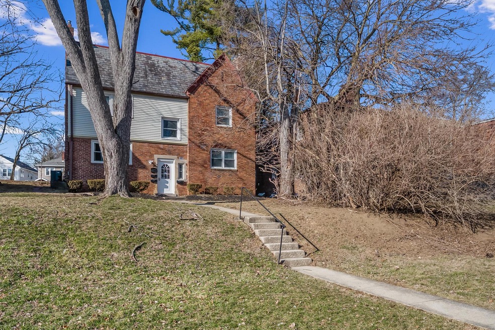 Large front yard