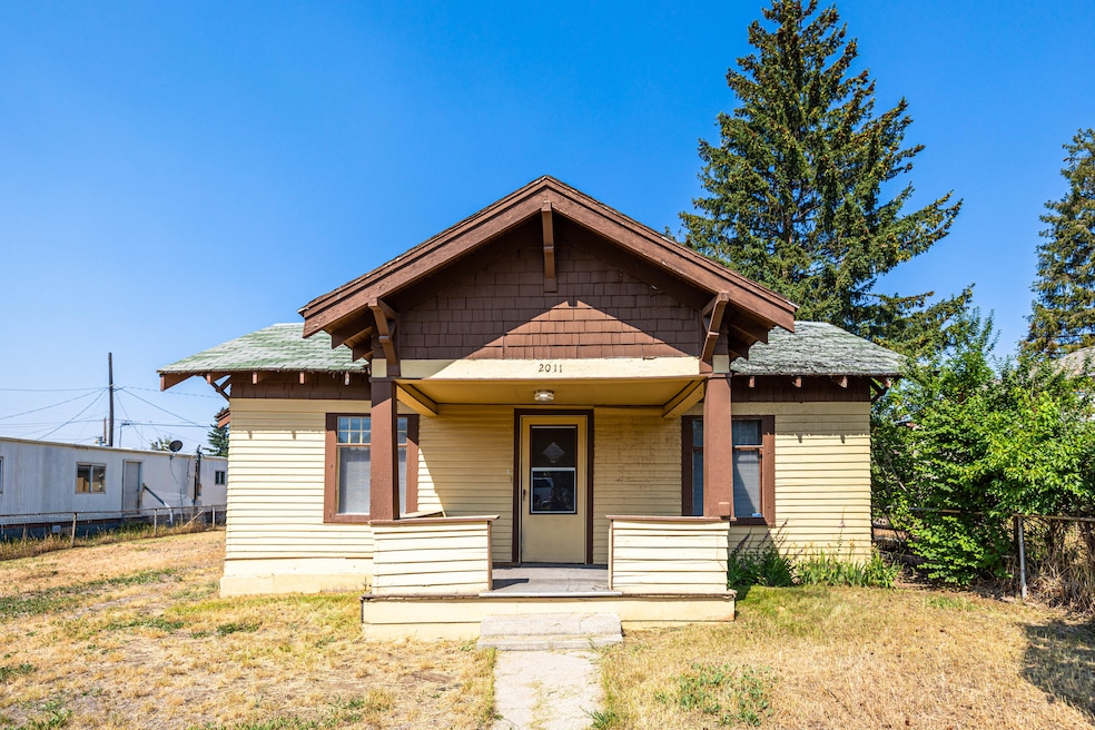 front of property