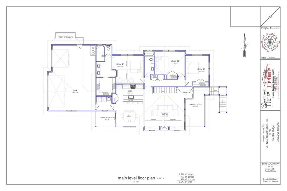 A.2 main level floor plan lot 56 RTR
