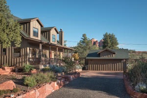 front of home and guest house