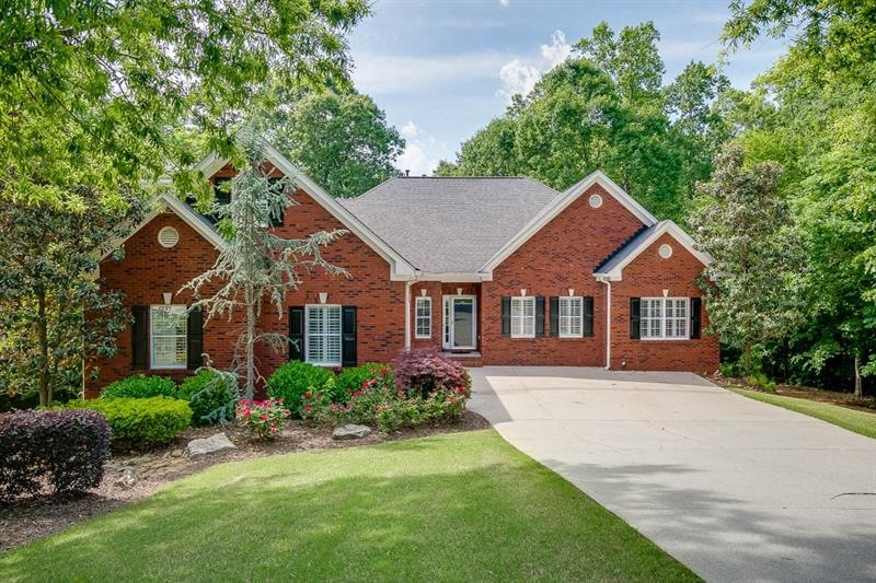 Stunning ranch home with side entry garage