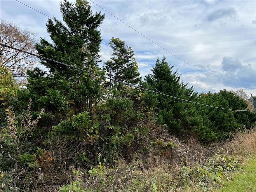 View down the lot on the street.