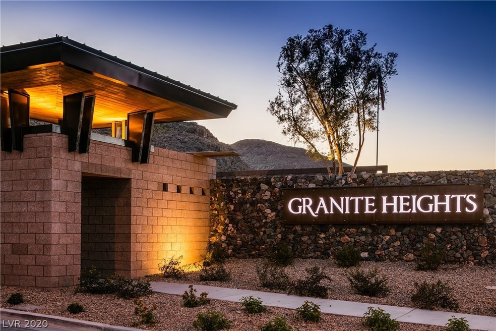 Granite Heights gated community in Summerlin