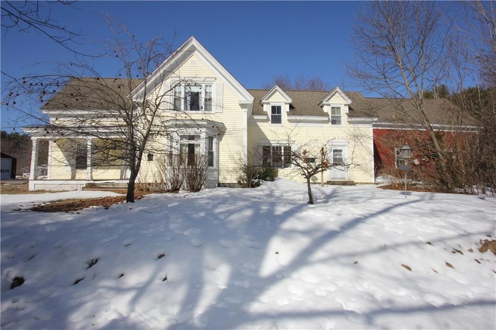 Front of home on spacious lot