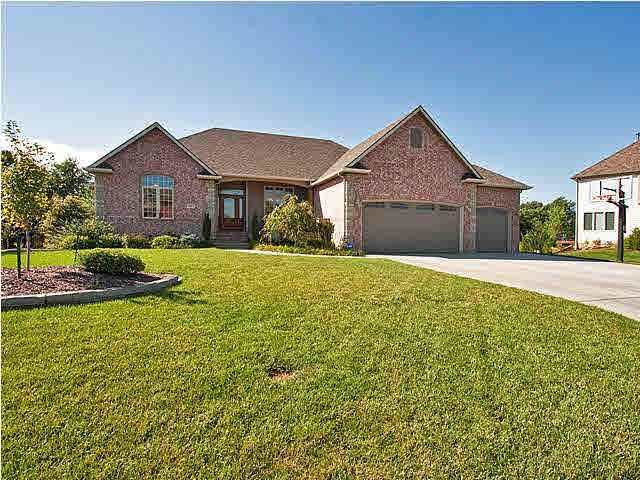 Front View of Home with beautiful masonary brick a