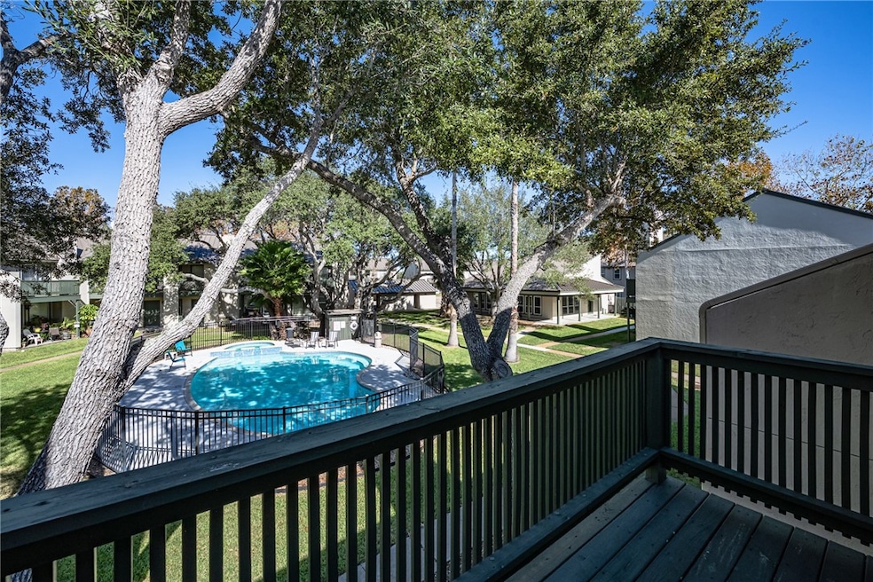 UPSTAIRS BALCONY VIEWS OF THE POOL