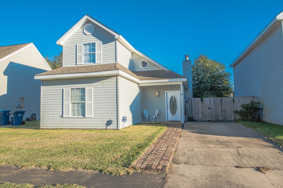 Front of Home with rear yard access