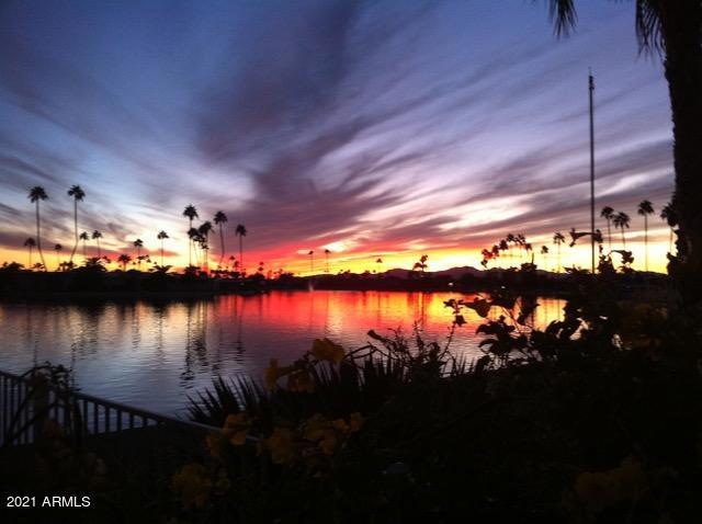 Sunset View of Dawn Lake