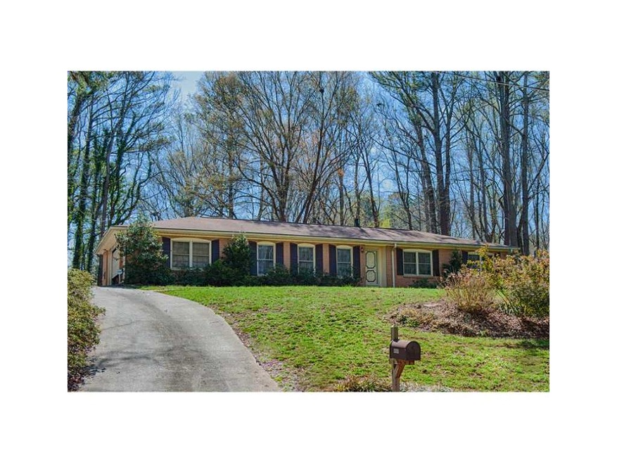 Exterior Front. All brick ranch home located in a 