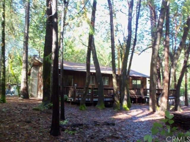 Lovely cabin in the woods.