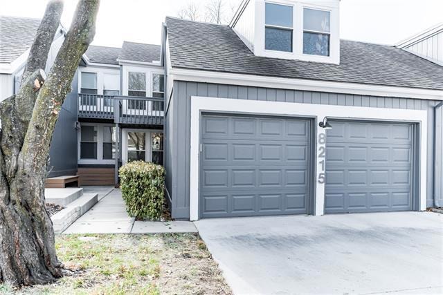 Freshly painted, two car garage - great curb appea