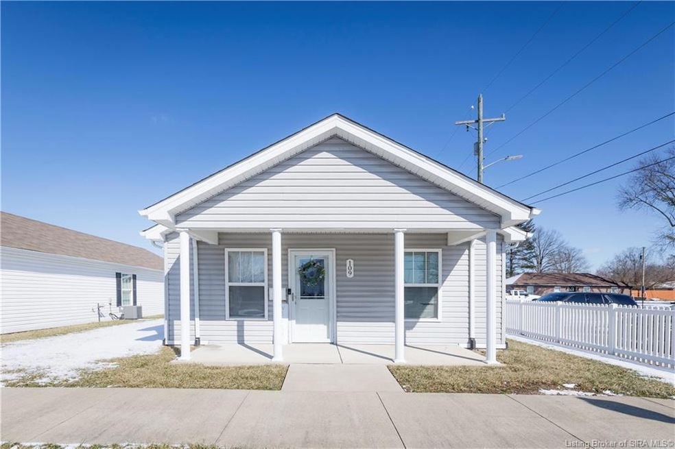 Welcoming front porch