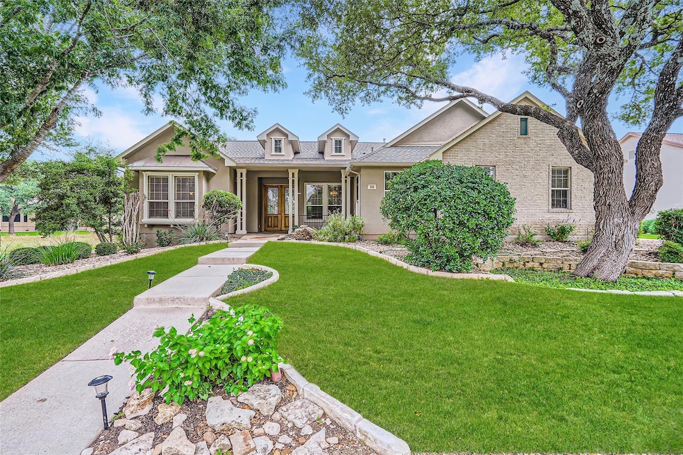 The beautiful lawn is not digitally enhanced. The verdant beauty that you see here is exactly how it looked in June of this year!