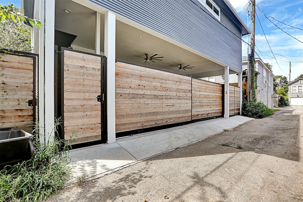 Entrance from alley