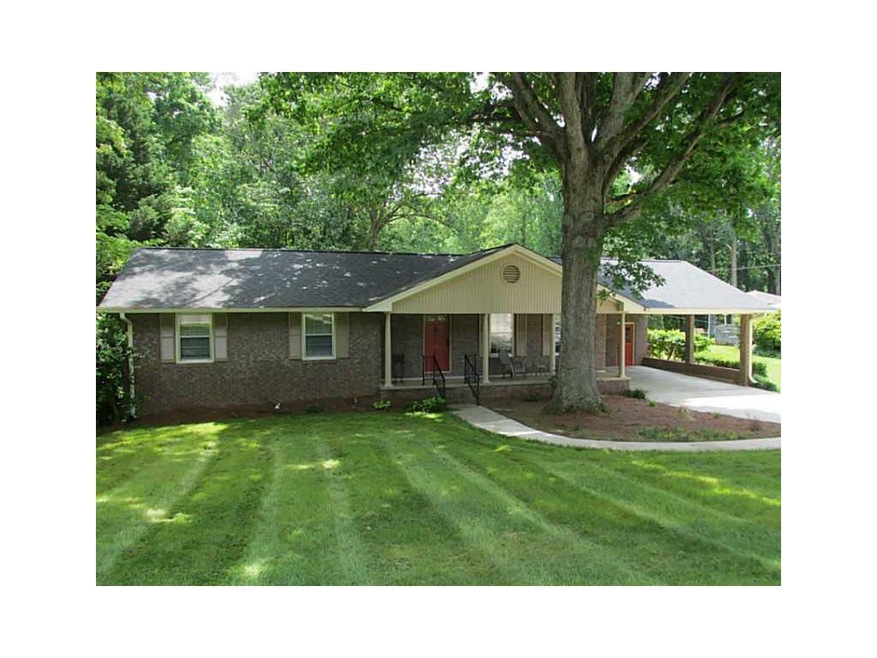 Exterior Front. All brick ranch home