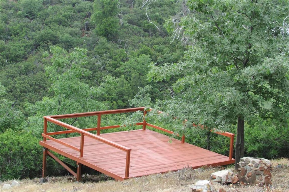 Deck overlooking property