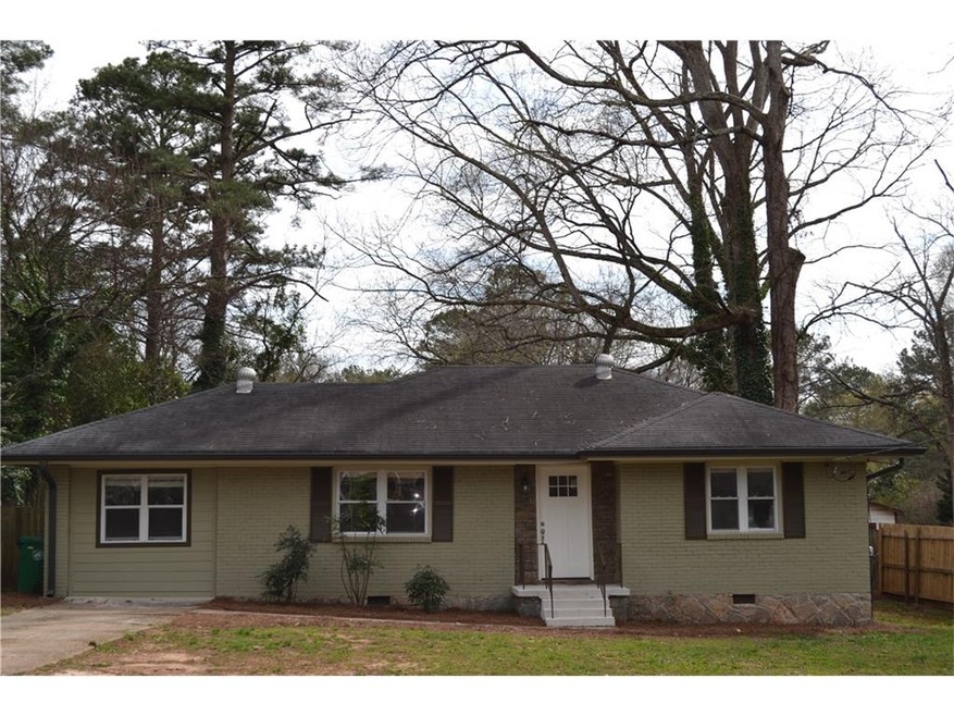 Beautifully repainted exterior of the house