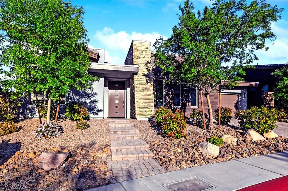 Front with desert landscaping