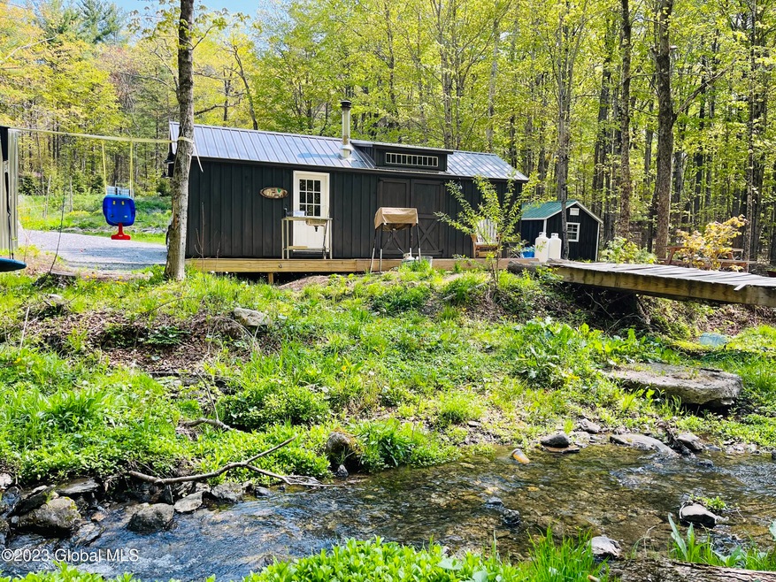 front of cabin