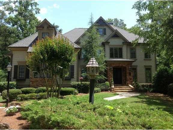Exterior Front. Meticulously maintained custom hom