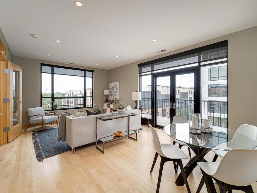 Spacious condo with open concept layout and modern