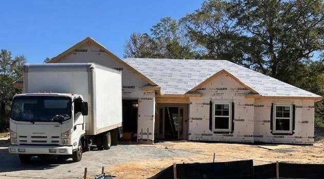 View of property under construction