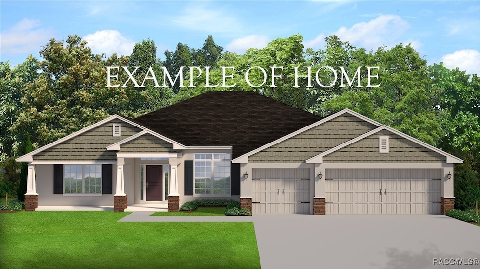 Rendering only- NOT actual house or colors-