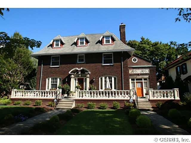 Exterior Front Turn of the Century Colonial with T