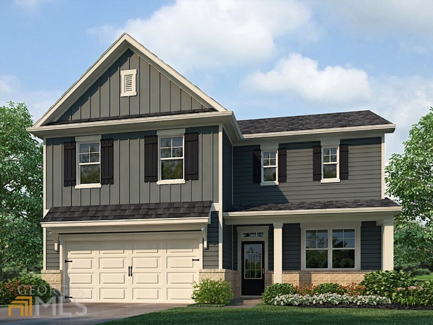 Color rendering. not actual home. sample same plan