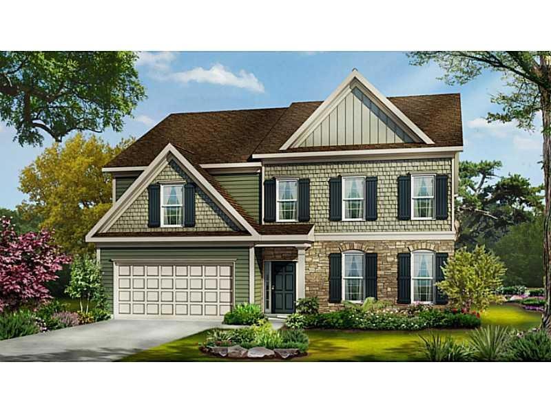 Exterior Front. The Cambridge  **Not actual home -