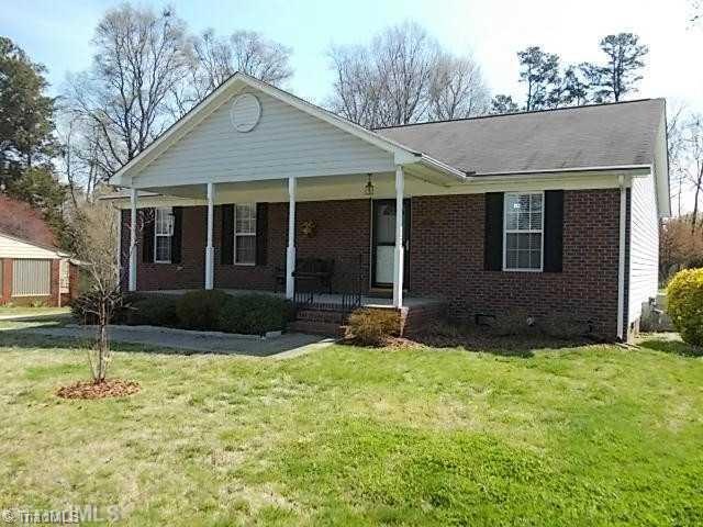 Exterior Front. Brick front with brand new porch.  Grassy front yard.