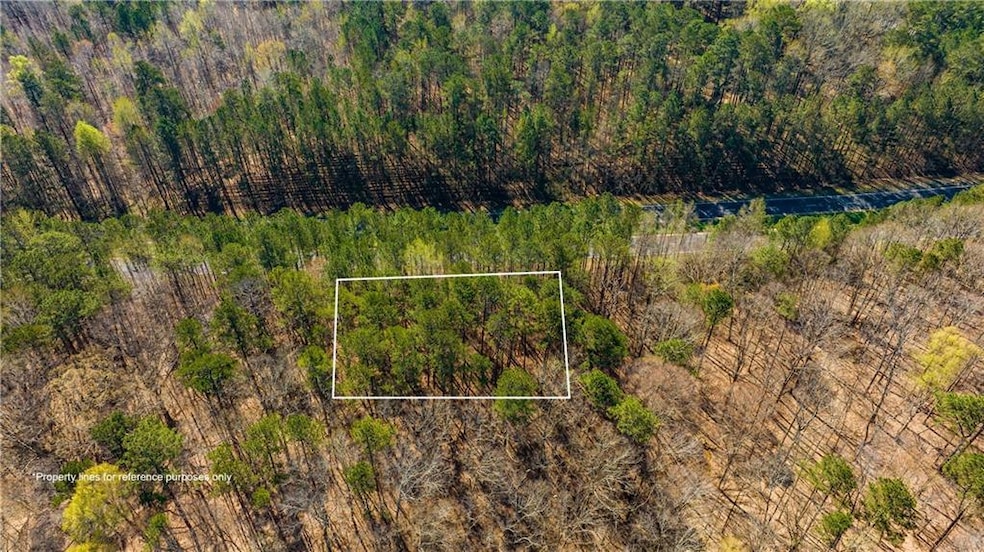 View of property location with property parcel out