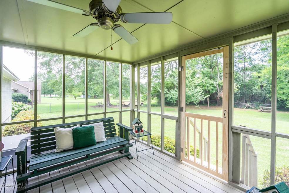 Screened porch
