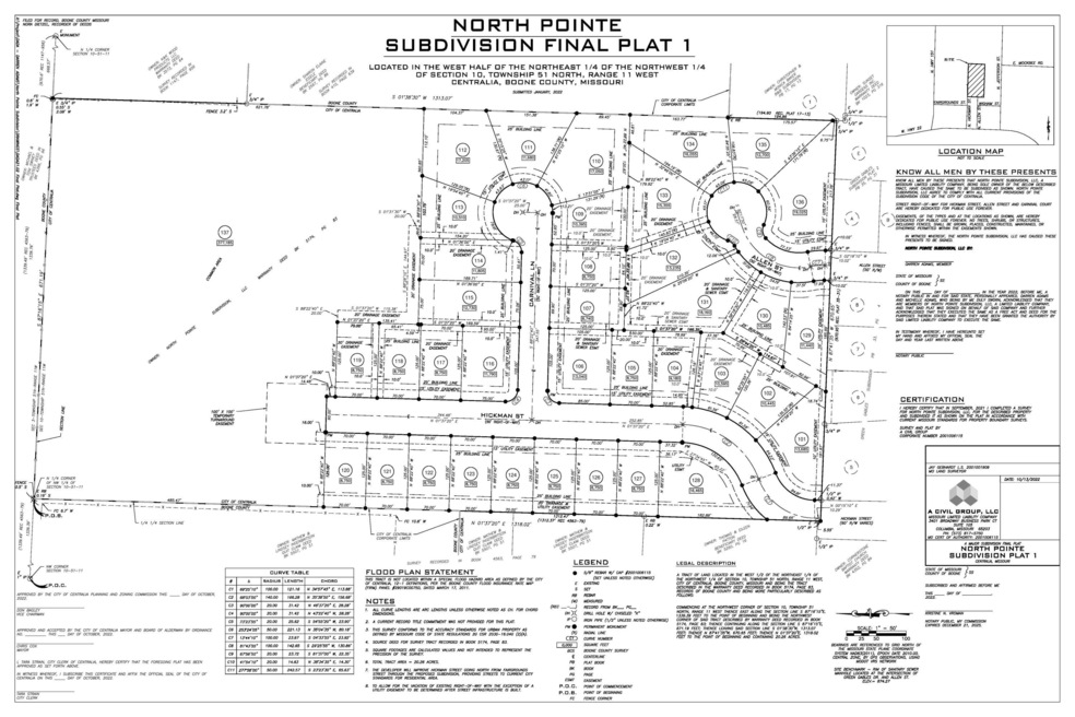 North Pointe Subdivision Final Plat - 20