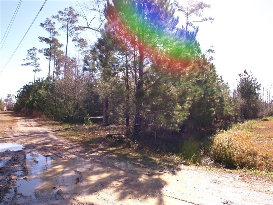 Front corner of lot. Culvert to right is property