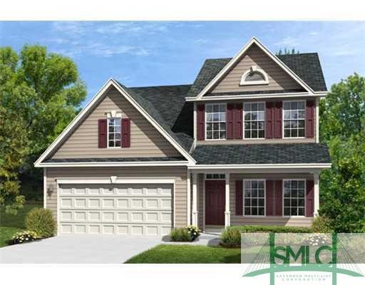 Exterior Front. Artist rendering only.  Home being