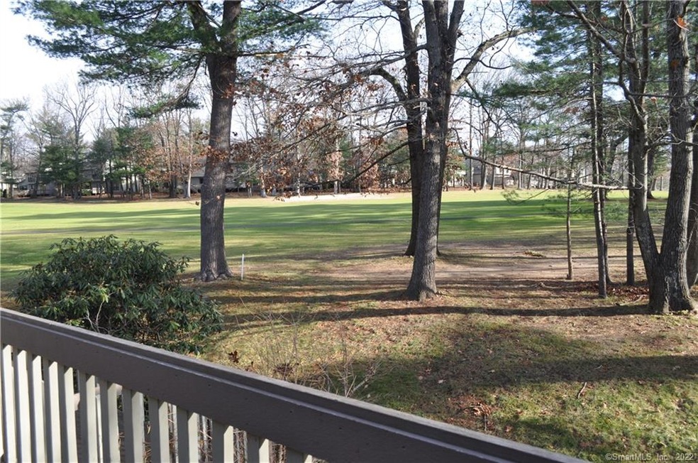 Golf course view from deck
