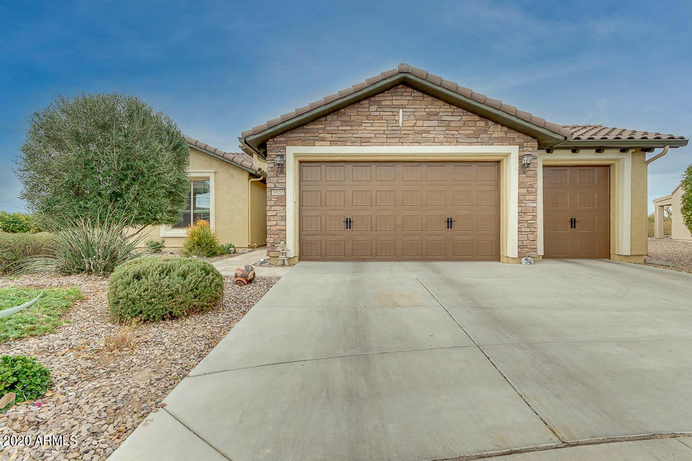 Front with stone accents