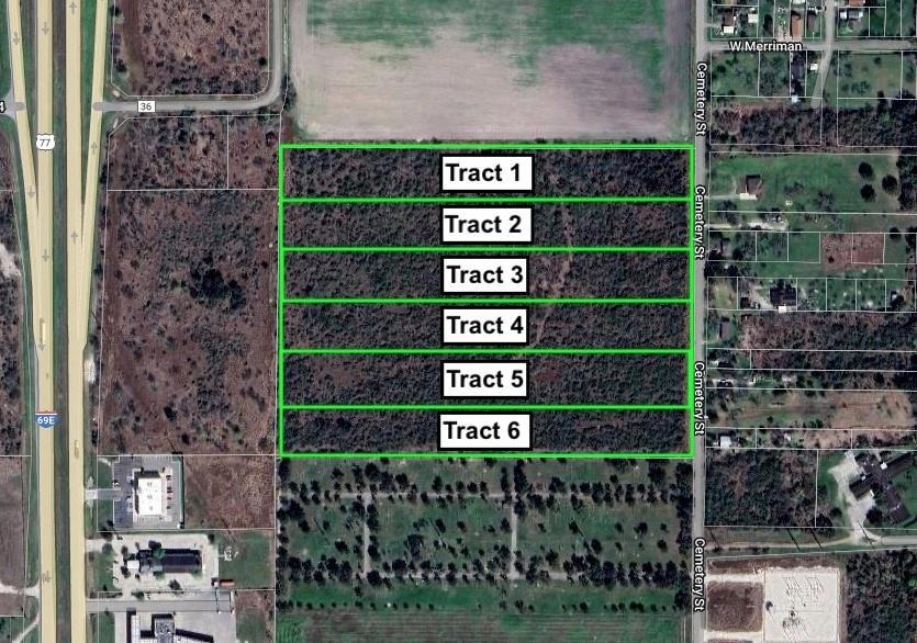 View of all 6 available tracts